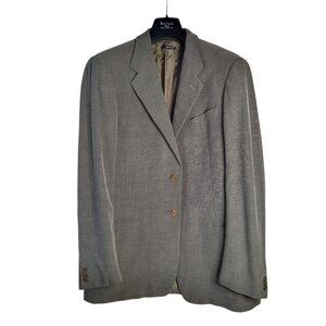 Giorgio Armani Men's Grey Pinstripe Blazer – Made in Italy – Size 52 (EU)